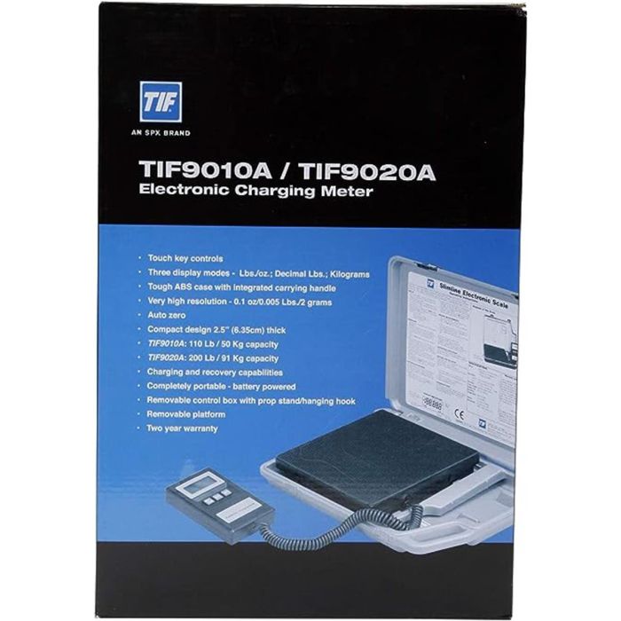 SLIMLINE REFRIGERANT ELECTRONIC CHARGING/RECOVER SCALE