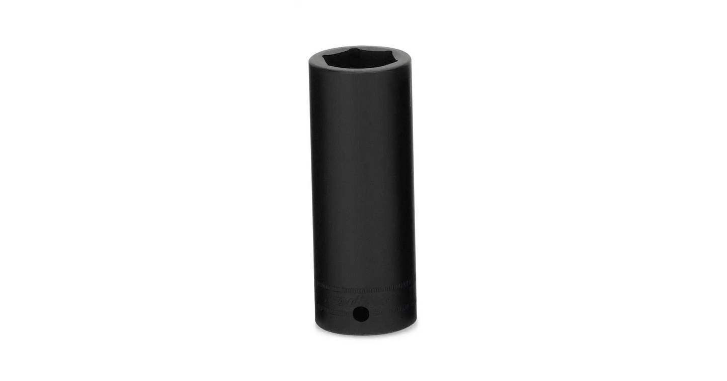 SOCKET, DEEP, 1/2" DRIVE. 6PT. 22MM