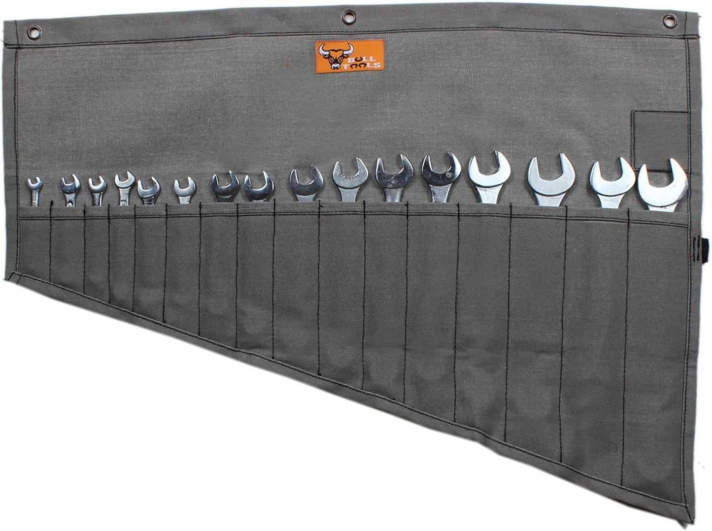 CANVAS WRENCH ROLL, 16 POCKET