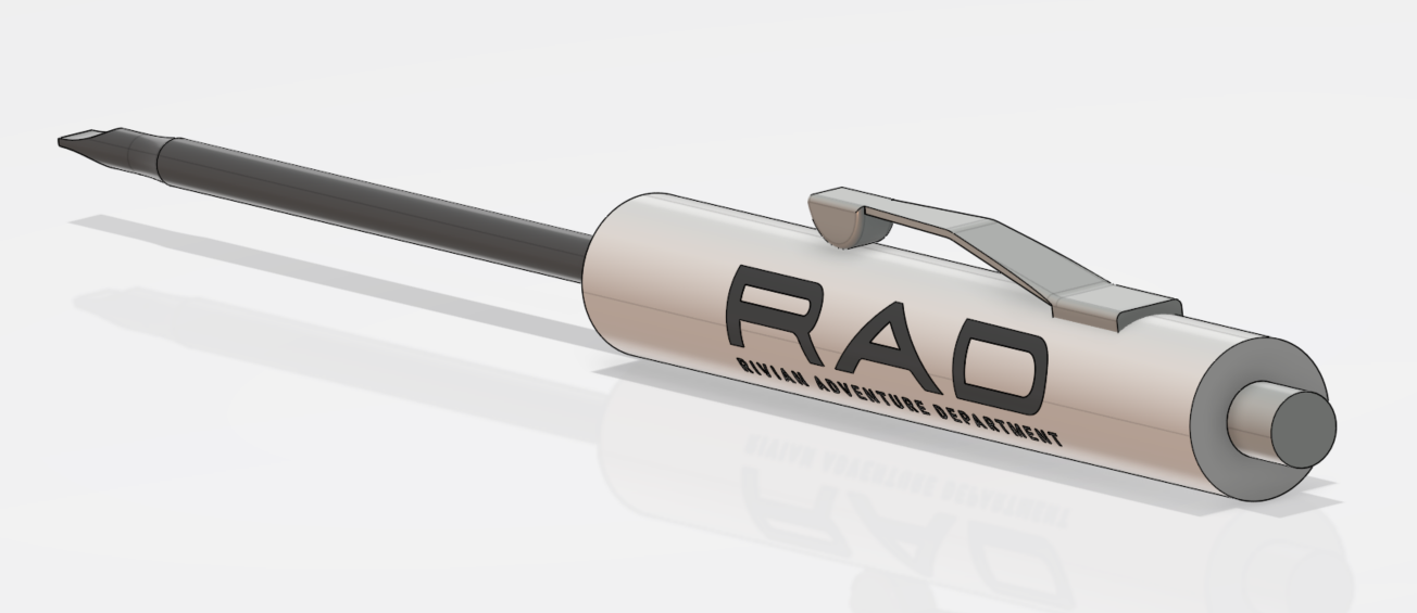 POCKET SCREWDRIVER W/ MAGNET (RAD)