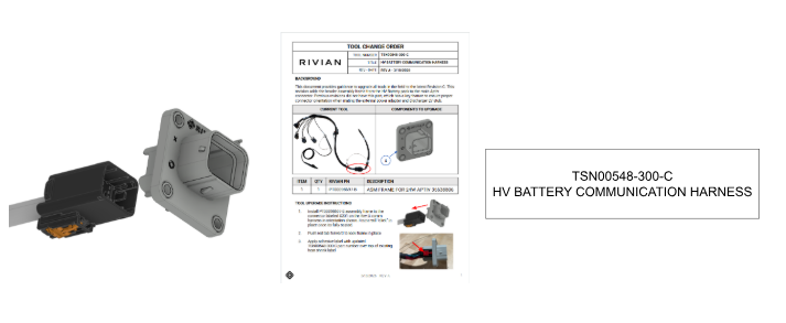 HV BATTERY COMMUNICATION HARNESS - FIELD UPGRADE KIT
