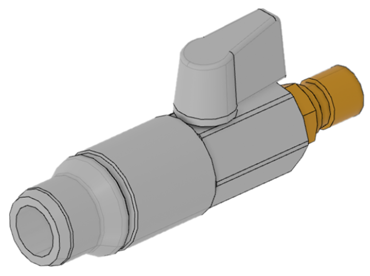 NW14 MALE COOLANT PLUG/ADAPTER (MACHINED)