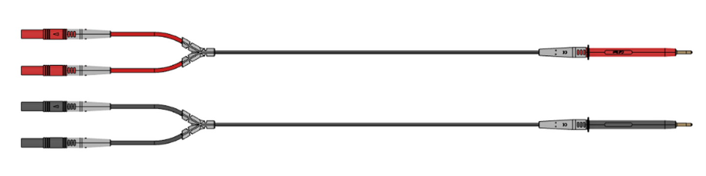 LOW PROFILE TEST LEAD SET - RESISTANCE METER