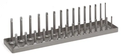 SOCKET TRAY, METRIC, 3/8" DRIVE