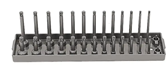 SOCKET TRAY, METRIC, 1/4" DRIVE