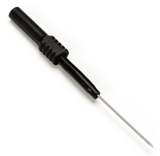 FLEXIBLE BACKPIN PROBE SET (BLACK, QTY 4)