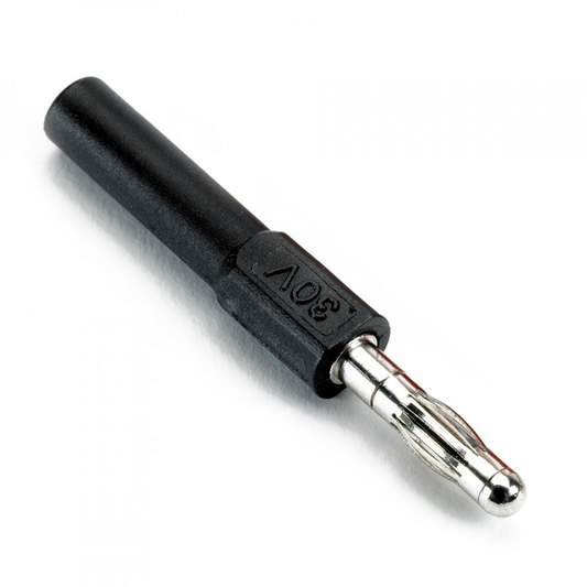 UNSHROUDED ADAPTER, 4MM, (BLACK)