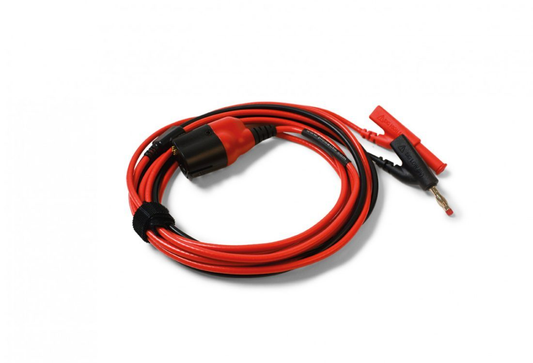 PicoBNC+ 5-METER TEST LEAD: 4mm PERMANENT GROUND. RED