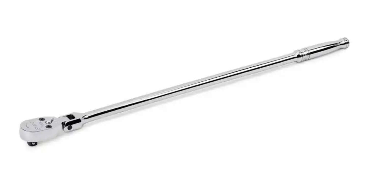 RATCHET, 1/2" DR, 24" FLEX HEAD"