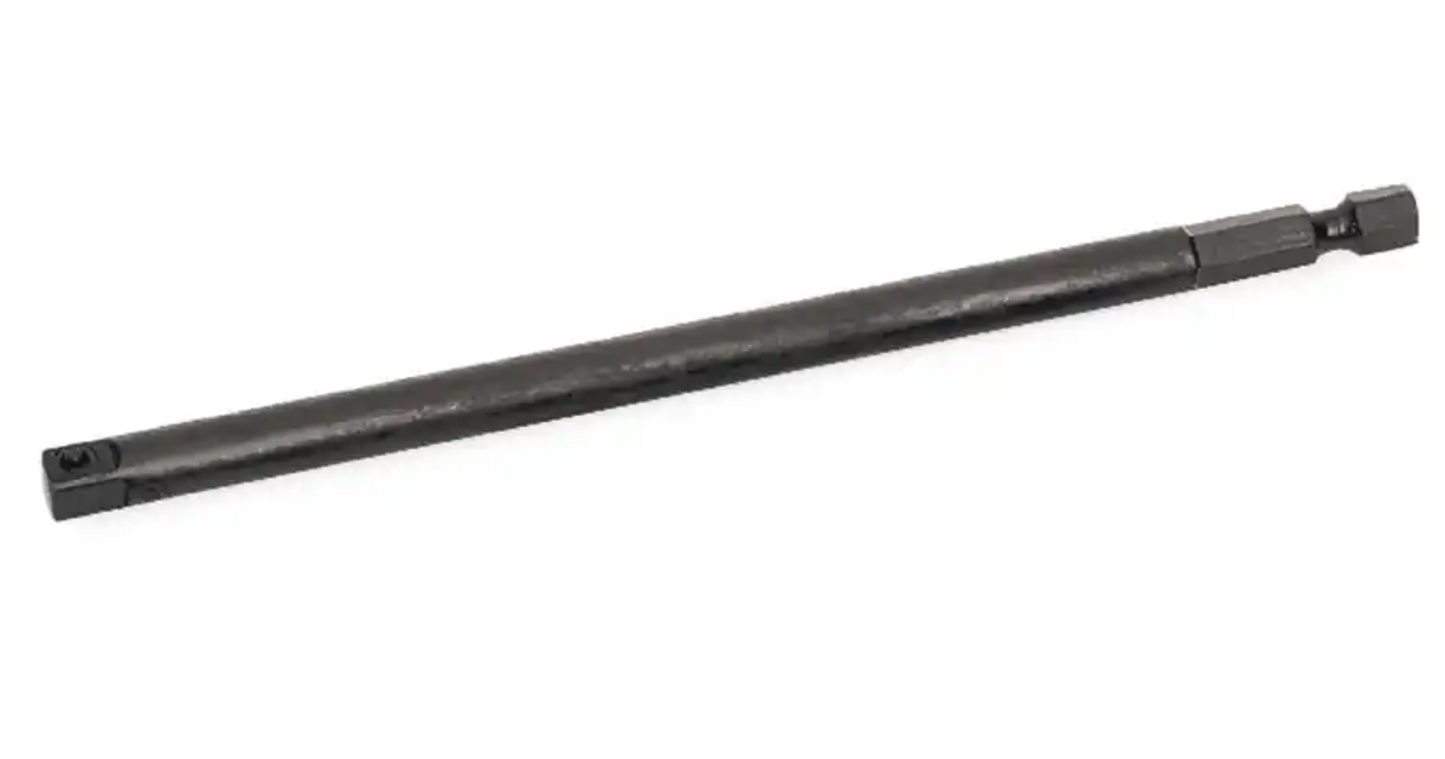 ADAPTER, 1/4" HEX - 1/4" SQ, 6"
