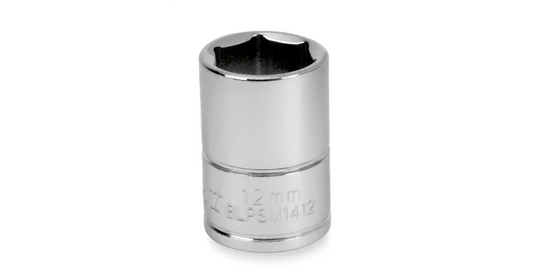 SKT, 1/4" DR, SHALLOW, 13MM