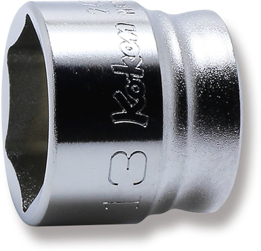SKT, 1/4" DR, SHALLOW, 13MM