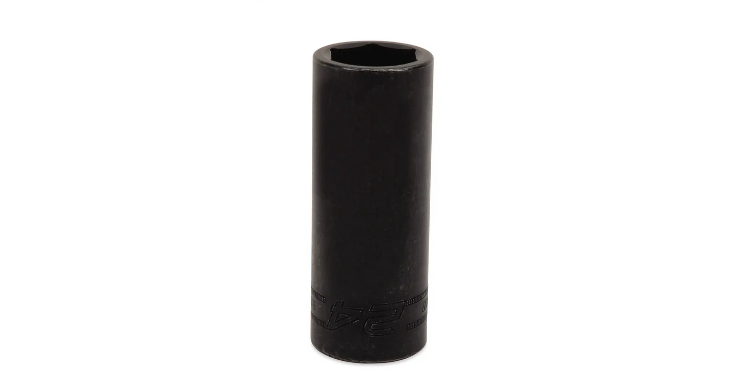 SOCKET, DEEP, 1/2" DRIVE. 6PT. 24MM