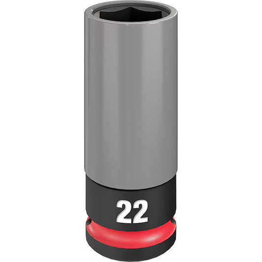 SOCKET, SLEEVED LUG NUT, IMPACT 22MM
