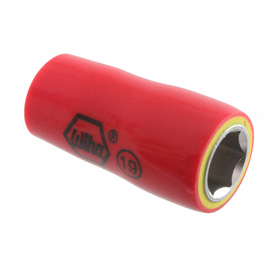 SOCKET 1/4" DRIVE, 10MM INSULATED