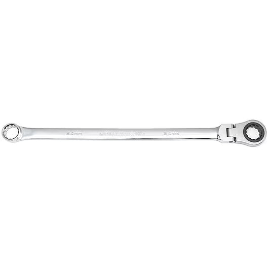 WRENCH, RATCHET BOX-END, FLEX HEAD, 24MM