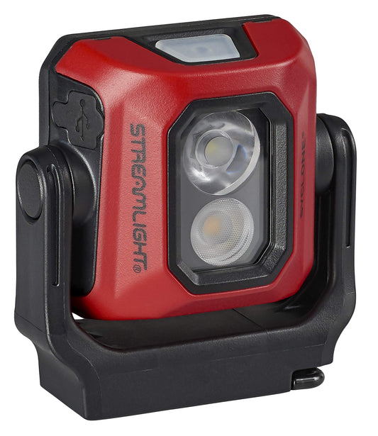SYCLONE USB RECHARGEABLE MULTI-FUNCTION COMPACT WORK LIGHT (RED)