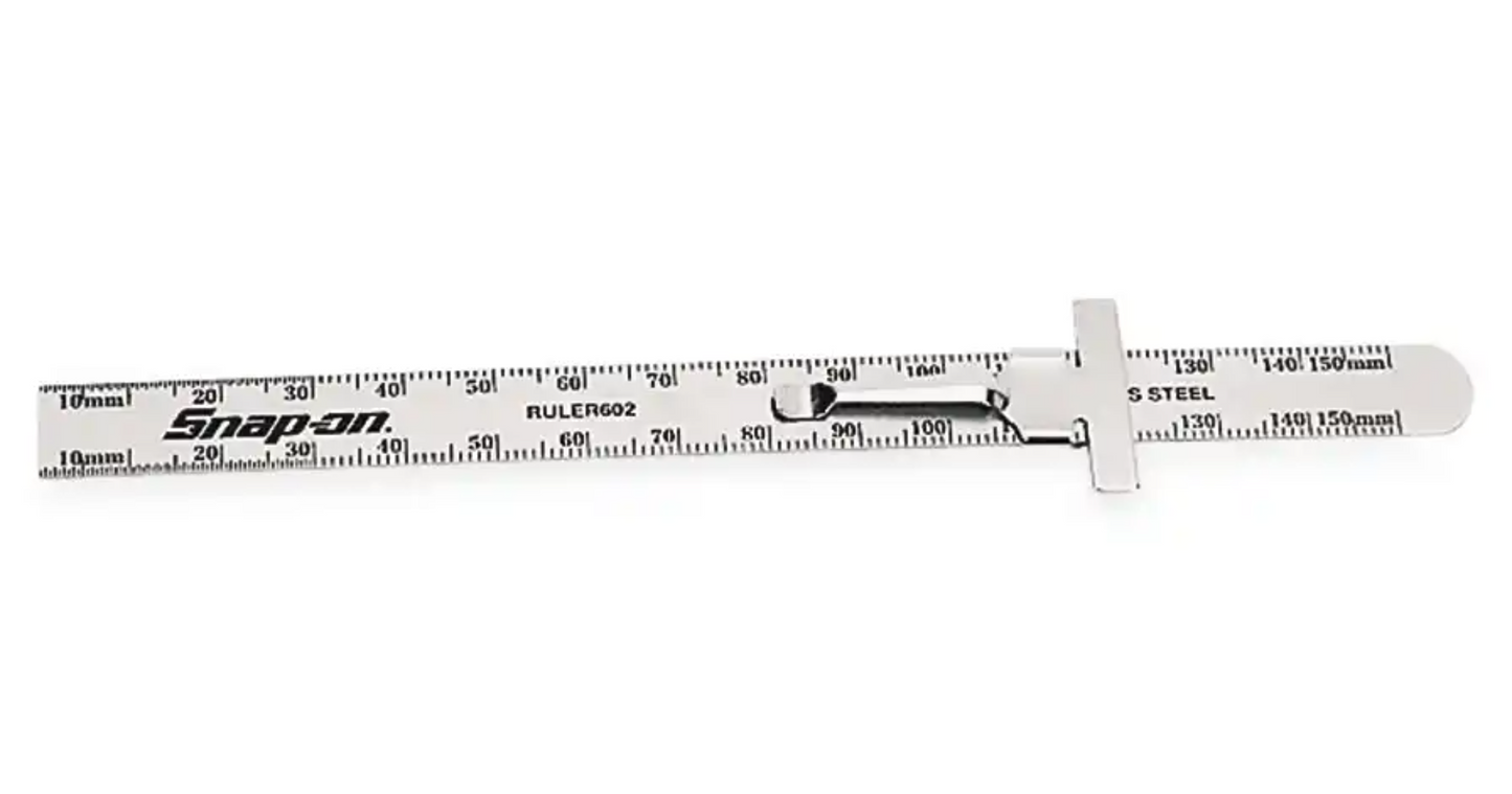 RULER, METRIC, 6"