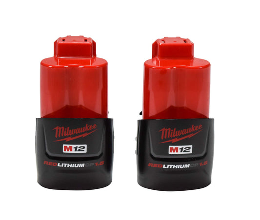 BATTERY, 12V, M12 REDLITHIUM, 1.5AH, 2PK
