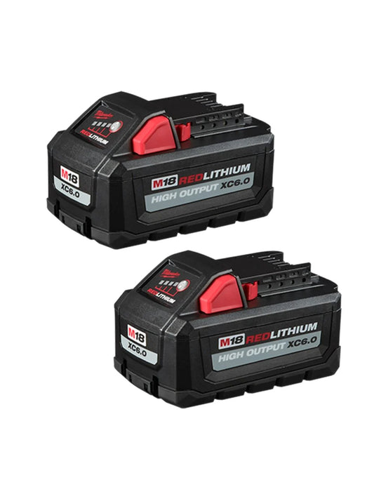 M18 REDLITHIUM HIGH OUTPUT XC6.0 BATTERY PACK (2 Pack)