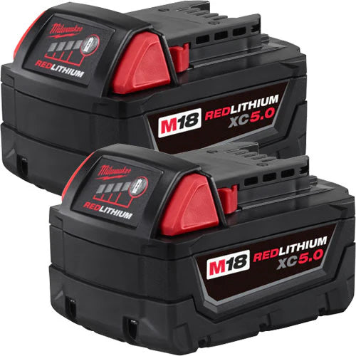 M18 REDLITHIUM HIGH OUTPUT XC5.0 BATTERY PACK (2 Pack)