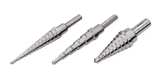 STEP DRILL SET, 3PC