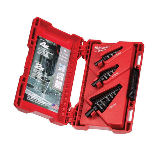 STEP DRILL SET, 3PC