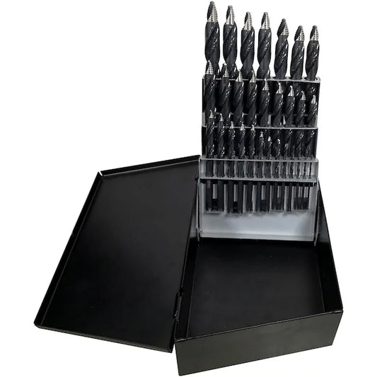 TURBOSTEP HSS REDUCED SHANK MECHANICS LENGTH DRILL BITS