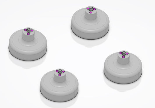 ROUND LIFT ADAPTER, CUP, (SET OF 4)