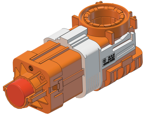 DMY PLUG, ROSENBERGER HV CONNECTOR, CODE B (WHITE)