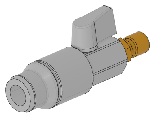 NW16 MALE COOLANT PLUG/ADAPTER (MACHINED)