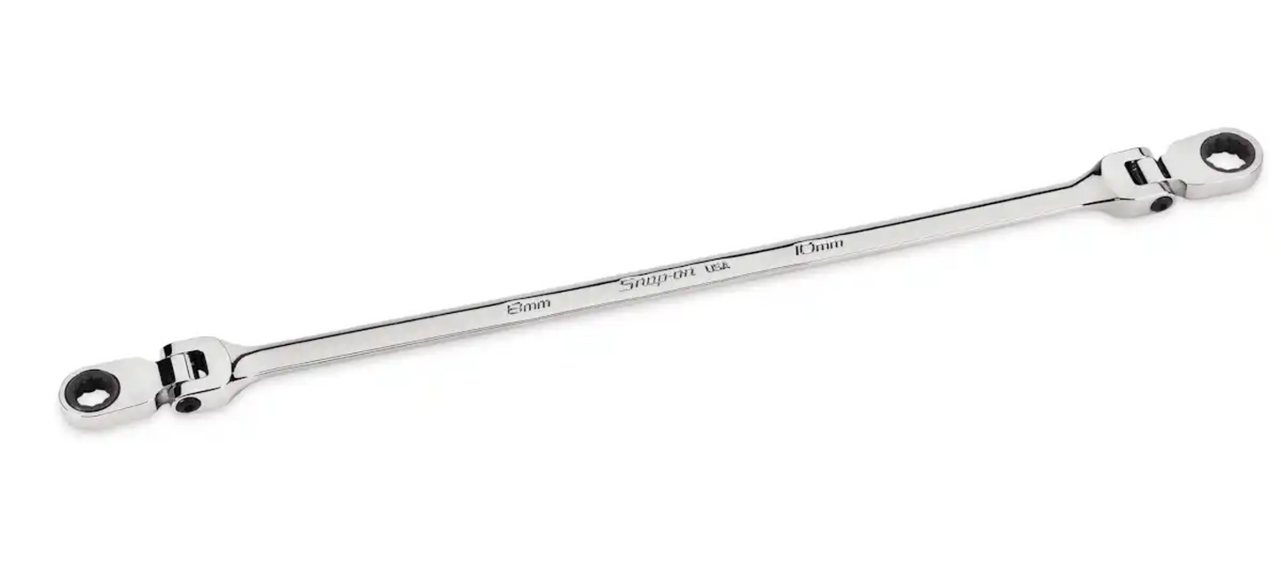 8mm & 10mm DOUBLE FLEX RATCHETING BOX WRENCH
