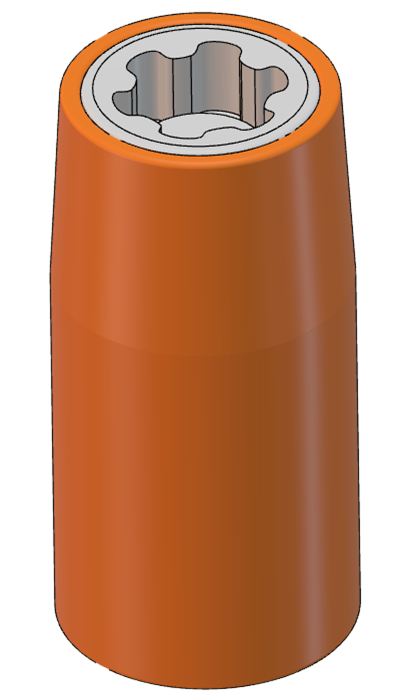 SOCKET, 3/8" DRIVE, EP14, INSULATED