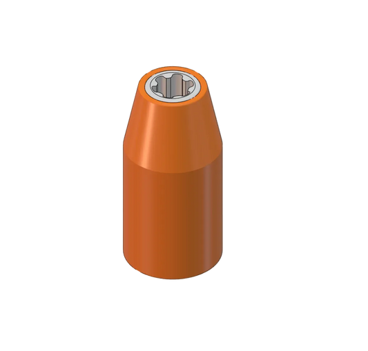 SOCKET, 1/4" DRIVE, EP10, INSULATED