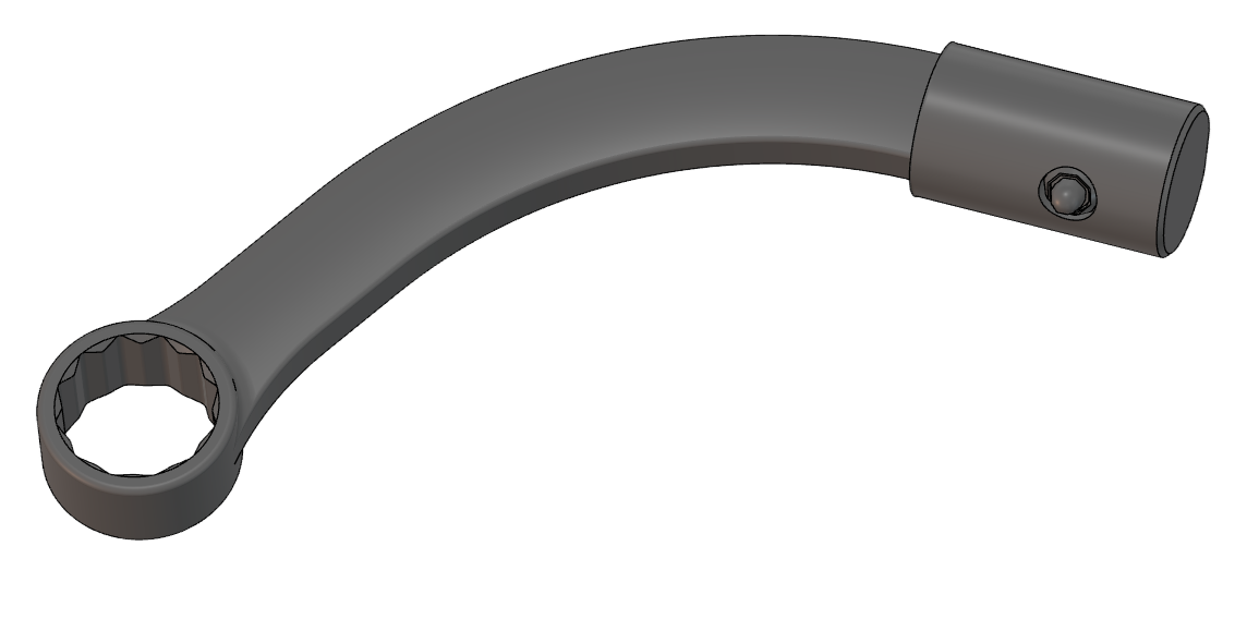 TORQUE WRENCH ADAPTER - 13MM CURVED BOX END (Y-SHANK)