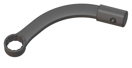 TORQUE WRENCH ADAPTER - 13MM CURVED BOX END (Y-SHANK)