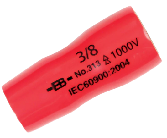 SOCKET 3/8" DRIVE, 10MM INSULATED