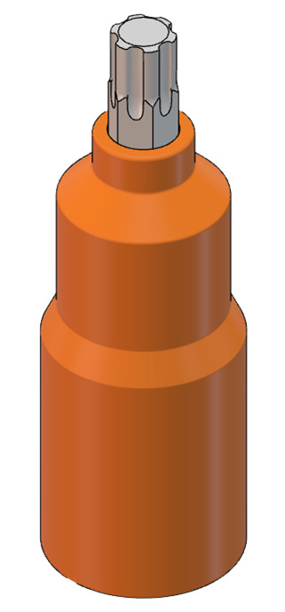 TORX-PLUS, IP40 X 3" INSULATED, 3/8" DRIVE